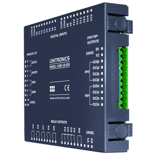 V200-18-E62B Модуль входов/выходов 30DI, 2AI, 30TO Unitronics
