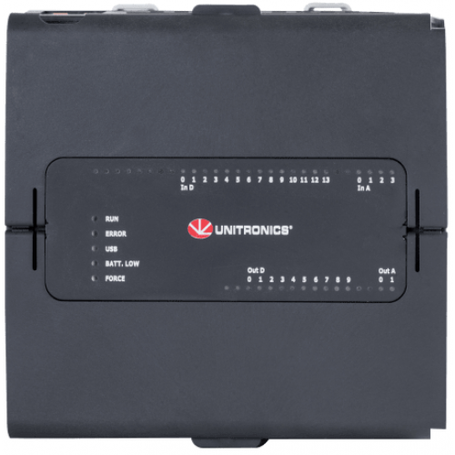USC-B5-R38 Контроллер UniStream Стандарт 24 VDC, 24DI (из них 4 High speed) 2AI, 12RO. Unitronics