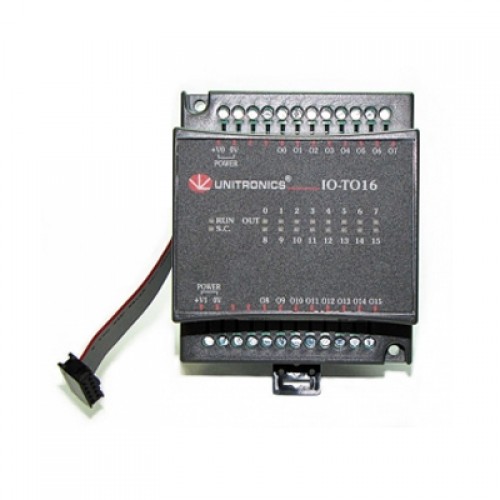 IO-TO16 Модуль транзисторных выходов 16 TO, 12/24VDC Unitronics
