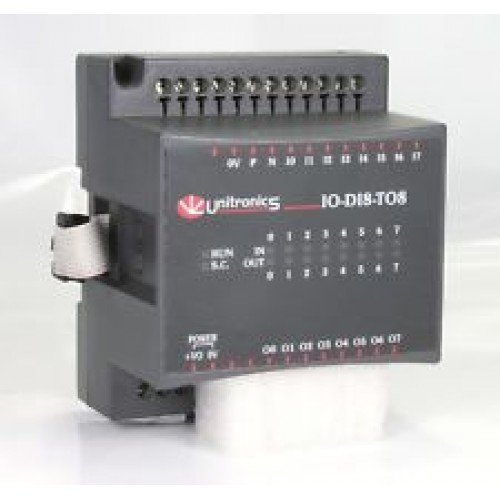 IO-DI8-TO8 Комбинированный модуль дискретного ввода/вывода 8DI, 8TO, 24VDC Unitronics