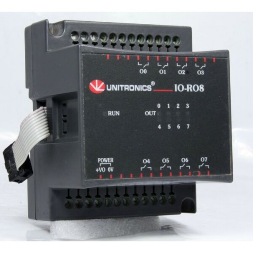 IO-RO8 Модуль релейных выходов 8RO, 24VDC Unitronics