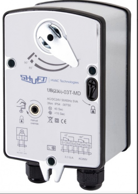 Shuft UB(24)-05T-MD Электропривод с возвратной пружиной для противопожарных клапанов