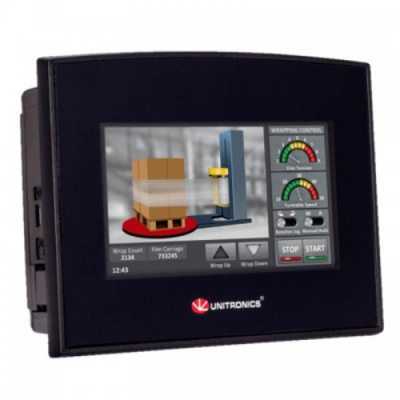 SM43-J-RA22 Контроллер SAMBA: 4,3" 24VDC, 12DI, 2AI, 1HS/Энкодер, 2AI, 2PT100/TC, 8RO, 2AO Unitronics