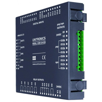 V200-18-E62B Модуль входов/выходов 30DI, 2AI, 30TO Unitronics V200-18-E62B Модуль входов/выходов 30DI, 2AI, 30TO Unitronics