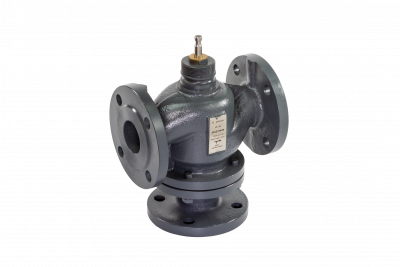 Клапан регулирующий, трехходовой, седельный, фланцевый Ридан VF-3R DN 100, Kvs 160