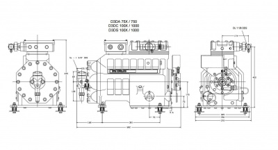 Компрессор «Copeland» D3DS-150x-AWM/D