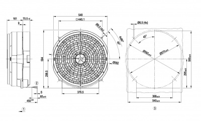 Вентилятор осевой ebmpapst W4E450SP0130